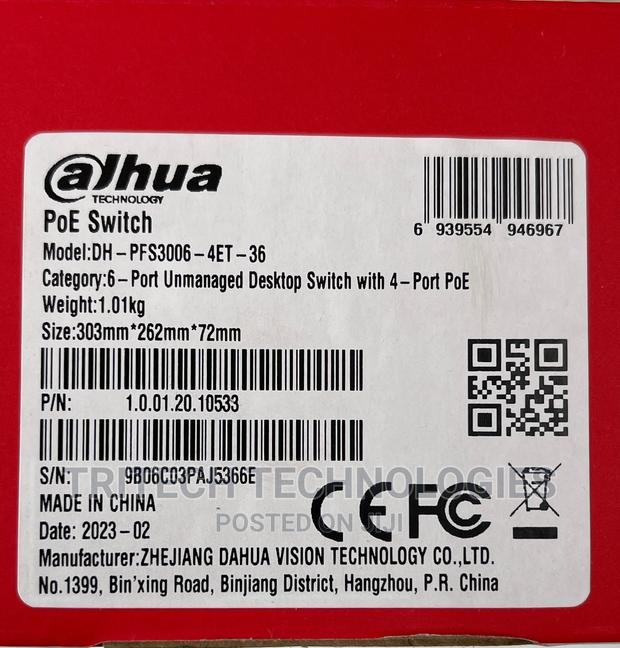 Dahua 4port Poe Switch With 2port Uplink · Photo 4