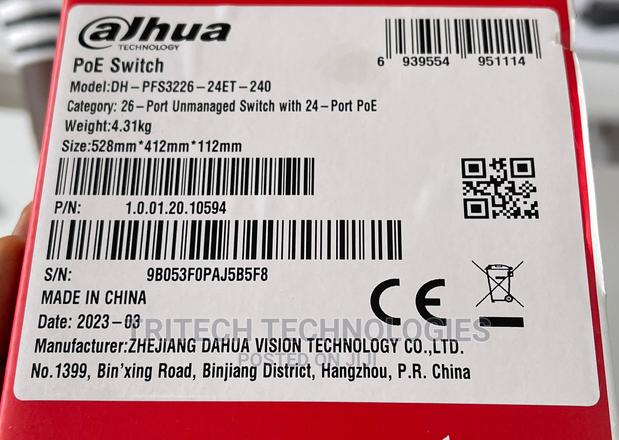 Dahua 24port Poe Intelligent Switch +2 Uplink +2 SFP · Photo 4
