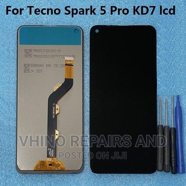 Original TECHNO SPARK 5 Pro Screen Replacement.