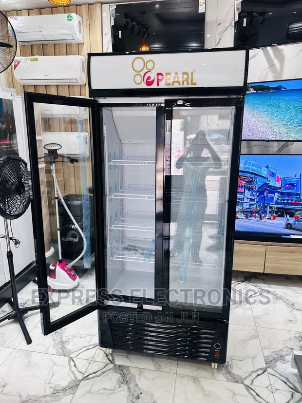 Durable Build Body Double Door Display Fridge Pearl · Photo 2