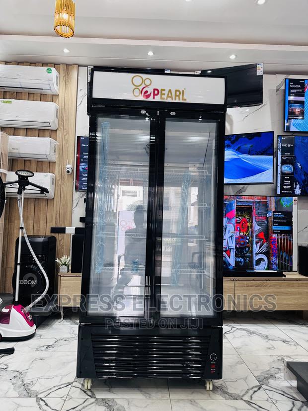 Double Door Glass Display Fridge PVC 622-2b Pearl · Photo 2