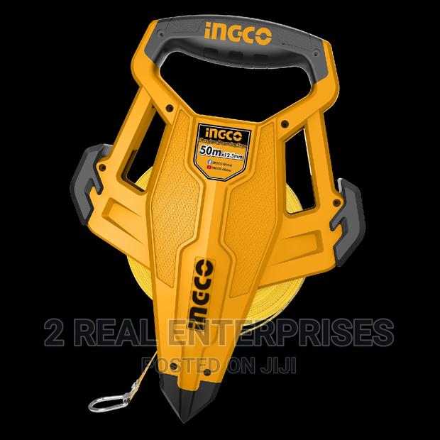 Ingco Fibreglass 50 M Measuring Tape Hfmt8350