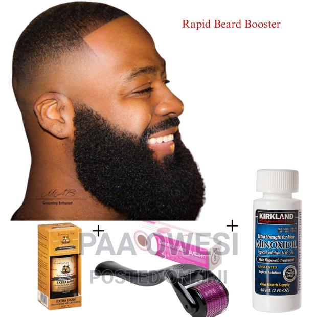 Derma Roller With Kirkland Castor Oil (Best Beard Combo · Photo 2