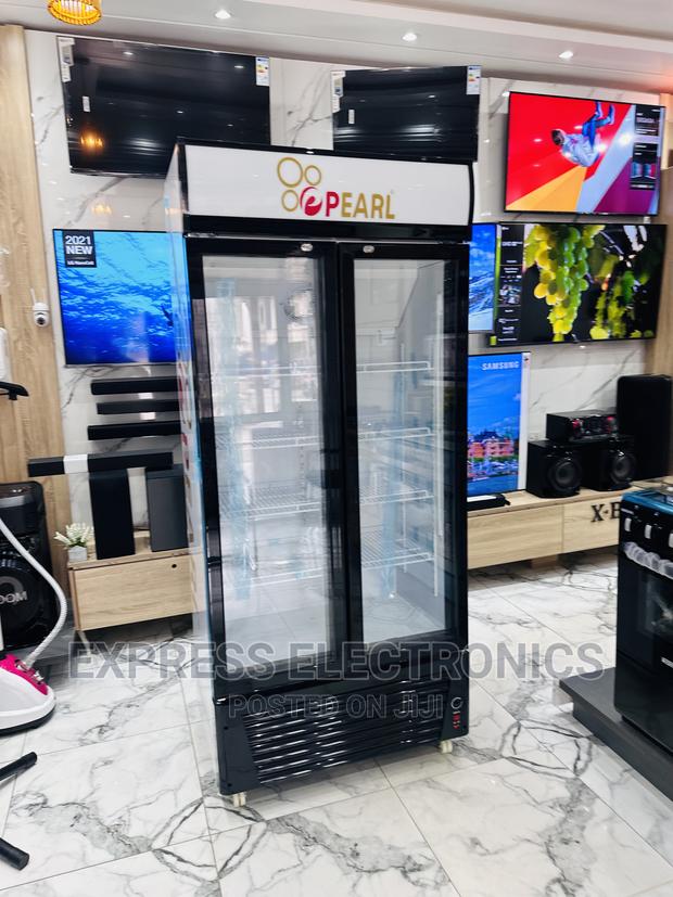Pearl Commercial Display Double Door Fridge PVC 622-2b · Photo 2