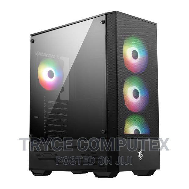 MSI MAG FORGE 112R Black Tempered Glass Mid-Tower Case · Photo 3