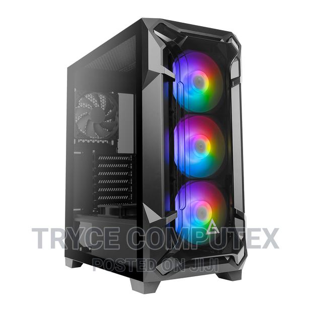 Antec DF600 FLUX Mid Tower Windowed PC Case Inc 5 Argb Fans · Photo 3