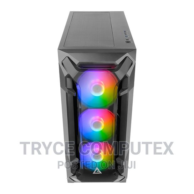 Antec DF600 FLUX Mid Tower Windowed PC Case Inc 5 Argb Fans · Photo 4