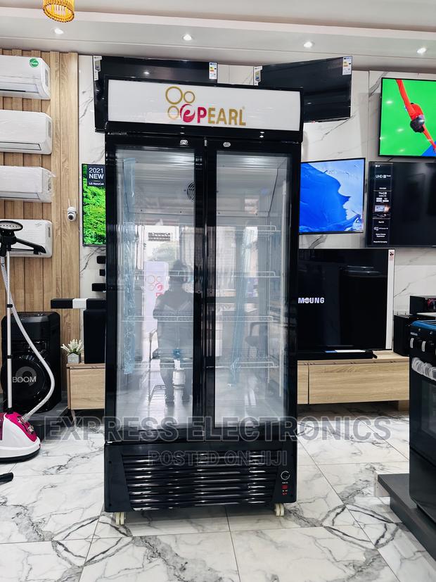 Ultra Modern Quietness Display Fridge Pearl PVC 622-2b · Photo 2