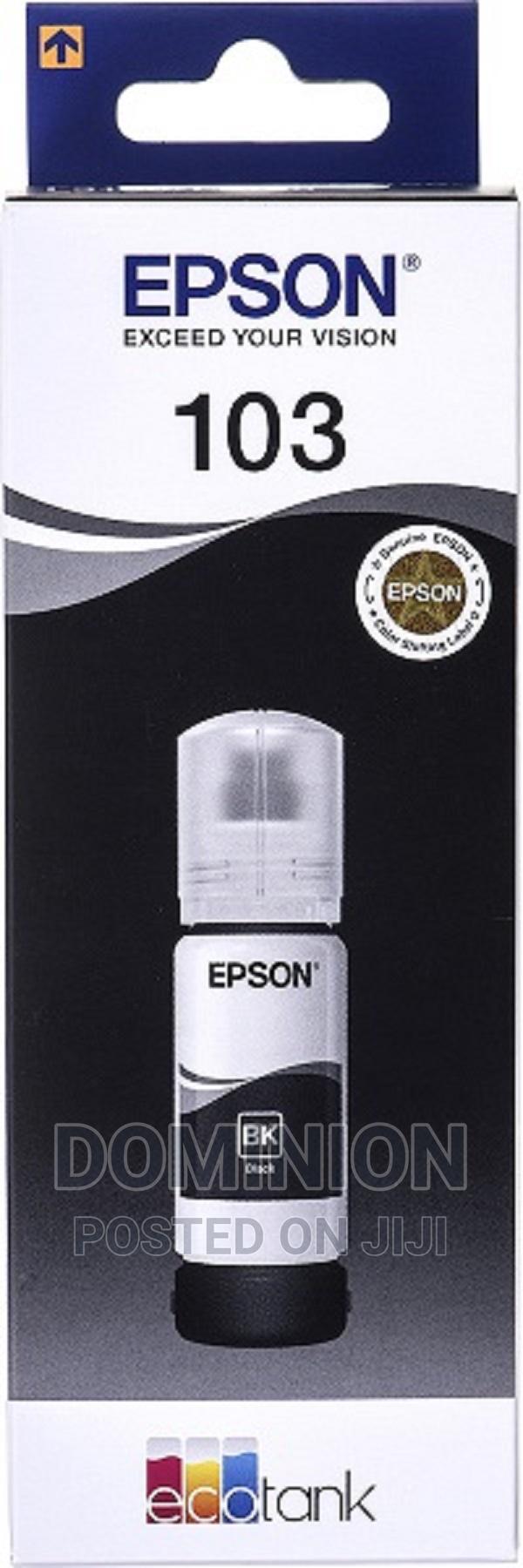 Epson 103 Black Ecotank Ink Bottle - (C13t00s14a) · Photo 2