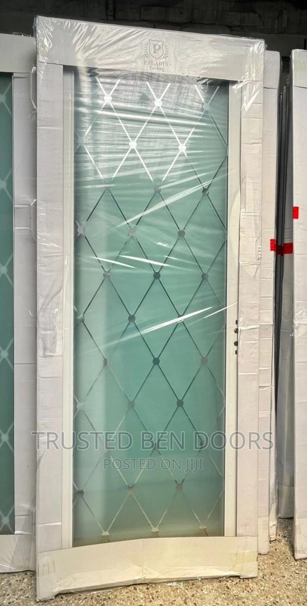 Turkish Paladin Glass Bathroom+Toilet Door At Discount Price · Photo 2