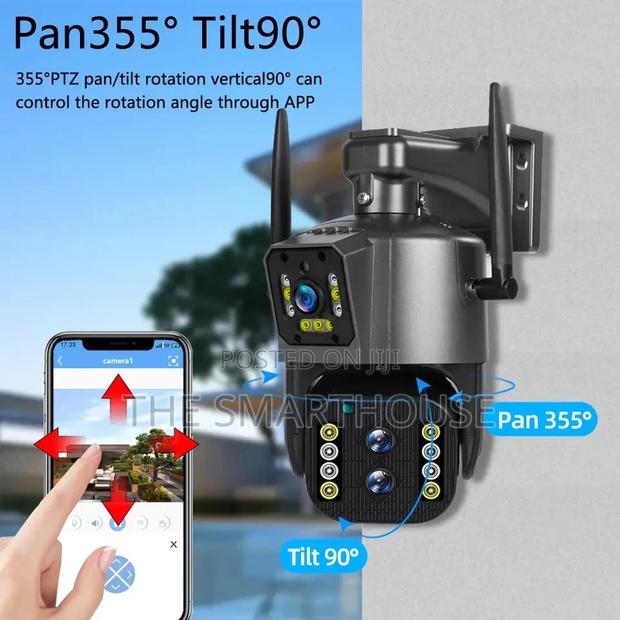 Smart Triple-Lens CCTV Camera photo 3