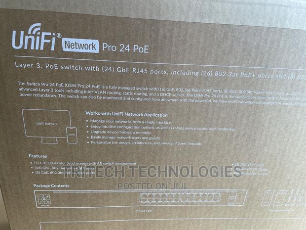 Unifi Usw-Pro-24-Poe Gen2 24-Port Gigabit Layer 3 Switch · Photo 3