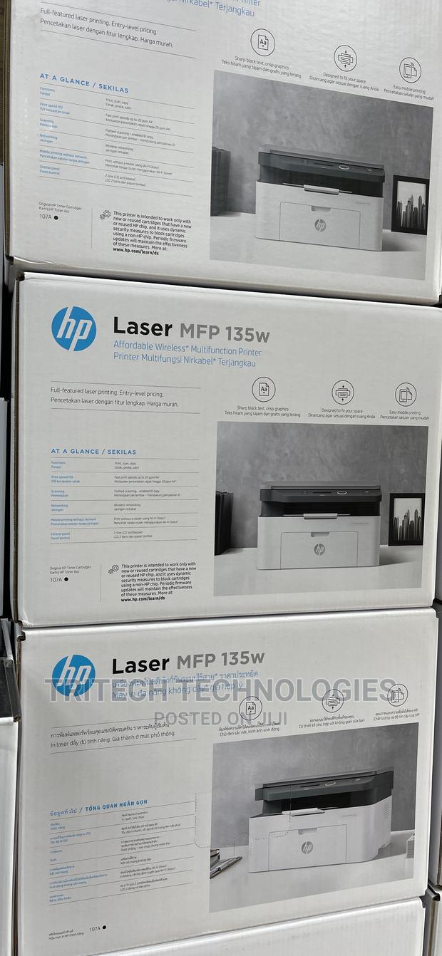 Hp Laser MFP 135w Printer - (4zb83a) · Photo 2