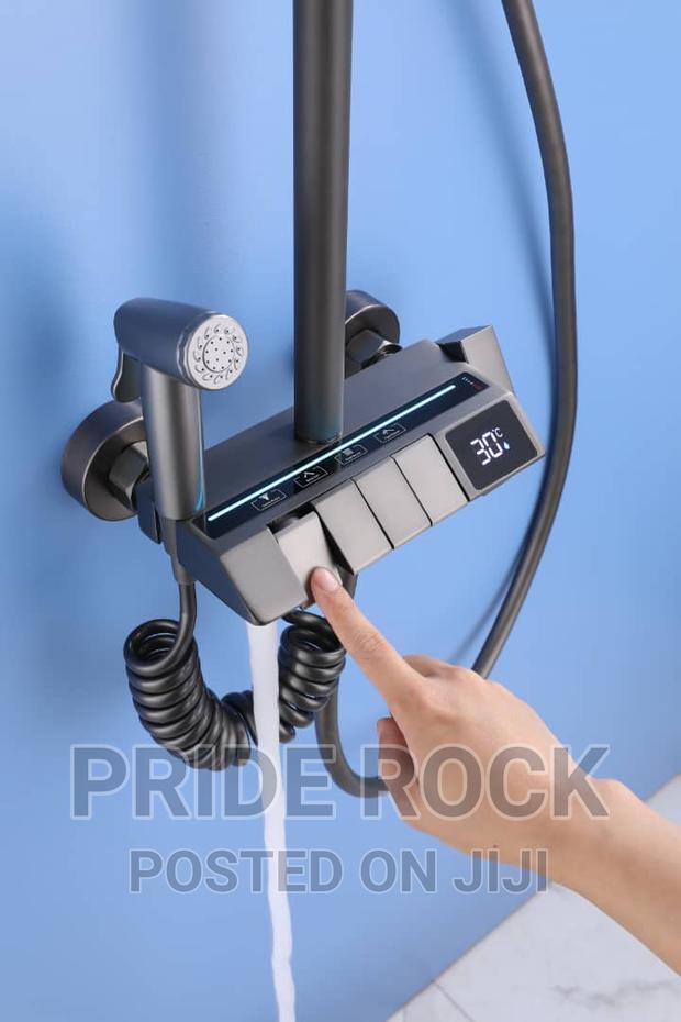 Shower With Led Light Rain Shower, Four in One Shower Pole · Photo 3