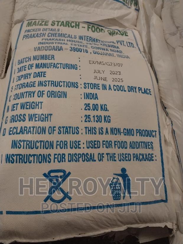 Corn Starch for Food 25kg photo 2