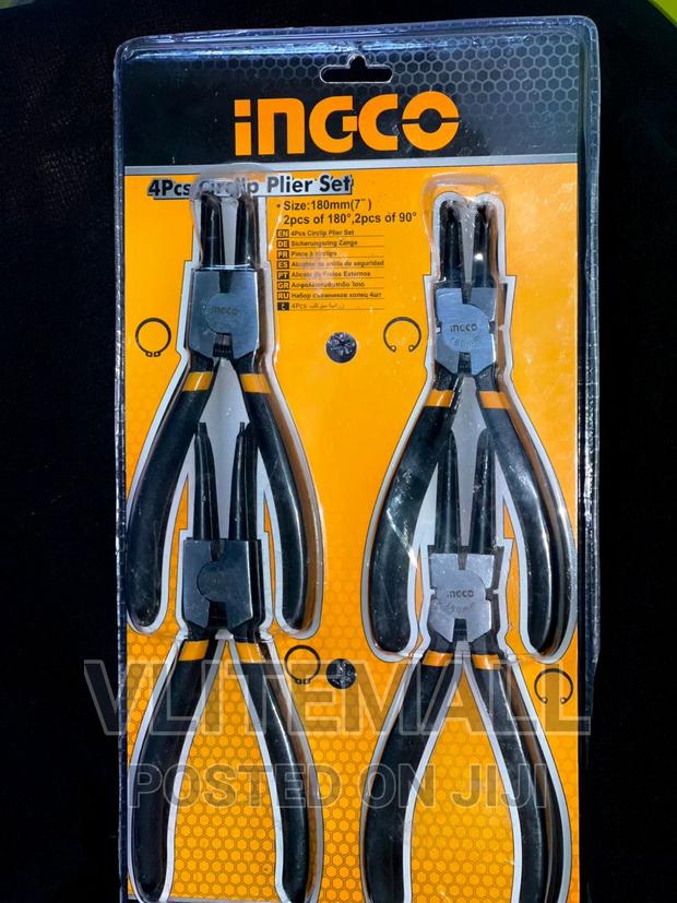 Ingco Ring Pliers Set 7" 4pcs - Hccpso1180 · Photo 4