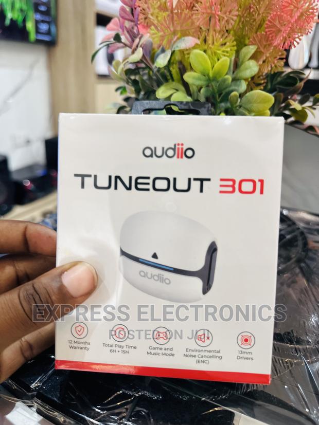 Best Buy for Less Audiio Tuneout 301 White · Photo 2