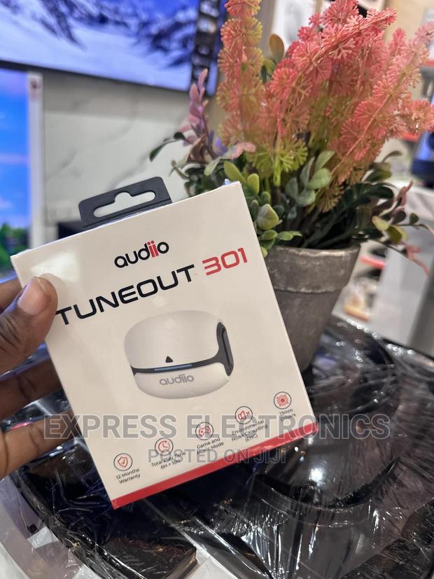 Easy Touch Control Audiio Tuneout 301 White Airpod · Photo 2