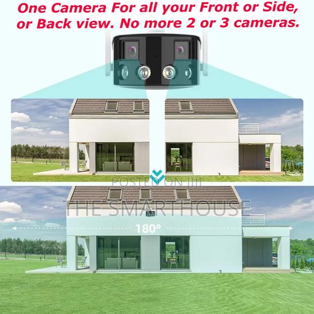 Smart Dual 180° Rotating CCTV Camera (Wireless and Wired) photo 2