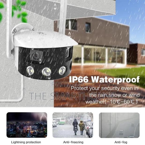 Smart Dual 180° Rotating CCTV Camera (Wireless and Wired) photo 6