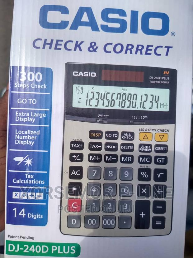 Casio Business Calculator Dj-240d Plus