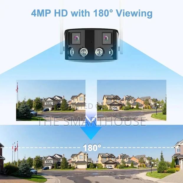 Smart Dual 180° Rotating CCTV Camera (Wireless and Wired) photo 9