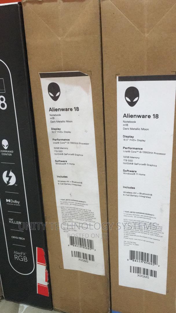 New Laptop Dell Alienware M18X R2 32GB Intel Core I9 SSD 1T