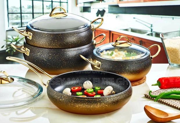 5pcs Classy Granite Cookware · Photo 4