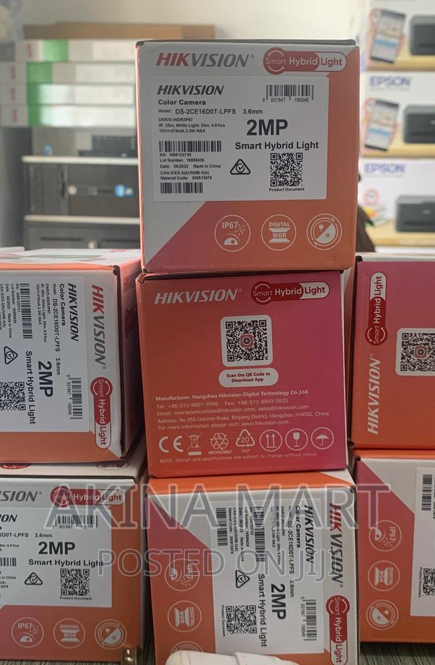 Hikvision 2mp Smart Hybrid Light ,Ds-2ce16dot-LPFS