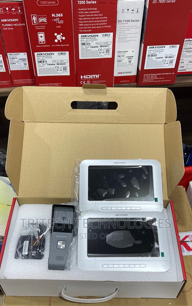Hikvision Video Door Phone 7inch (Analog) With 2 Screen · Photo 3