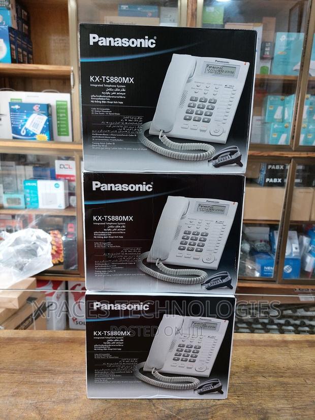 Panasonic KX-TS880MX Corded Telephone, White photo 2