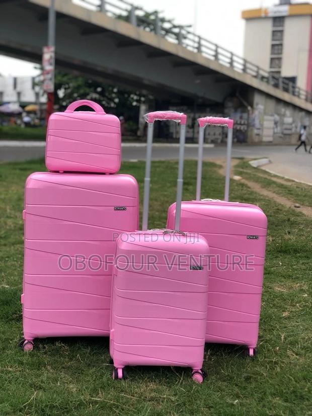 4piece Sets Luggage Expandable Suitcase Luggage Set Tsa Lock (Pink) · Photo 4