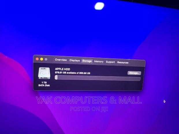 Desktop Computer Apple iMac 8GB Intel Core I5 HDD 1T