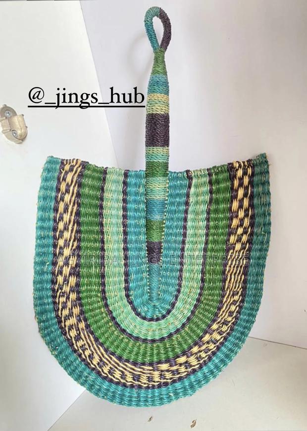 Bolga Handwoven Bridal Fan photo 2