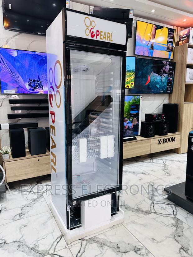 Vertical Display Fridge Pearl PVC 28 ,220litres · Photo 2