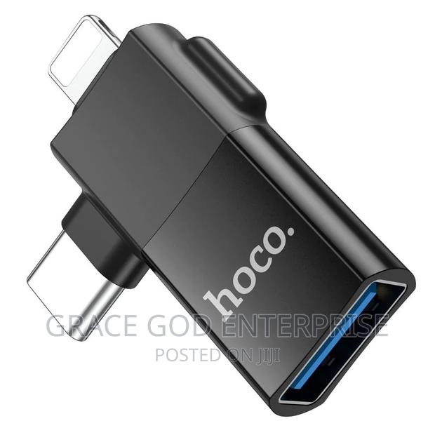 Hoco UA17 Lighting / Type C Male to USB Female OTG Adapter · Photo 3