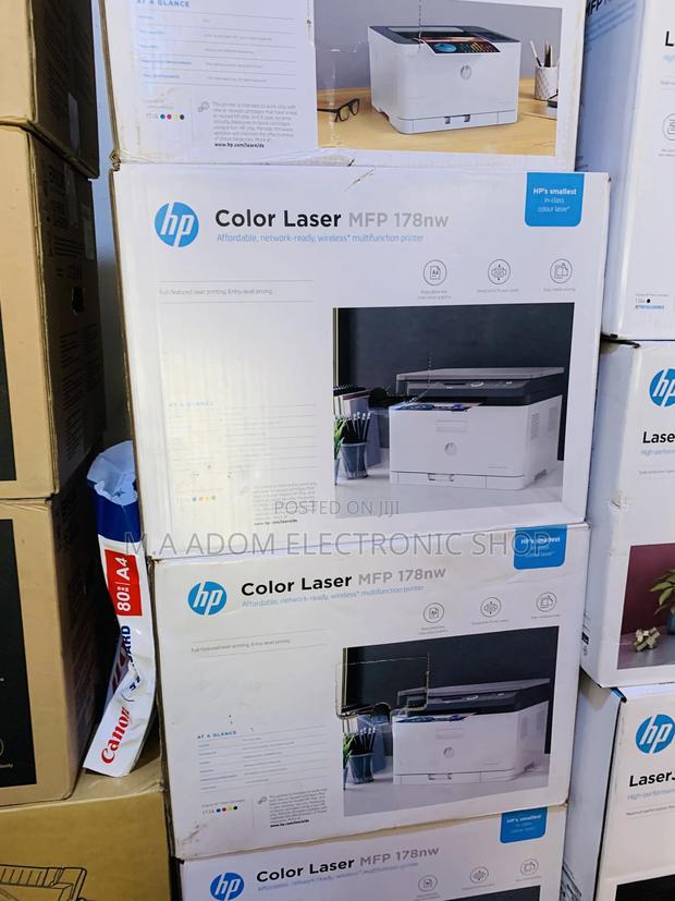 All in One Hp Color Black White Wireless Printer 178 Nw · Photo 2