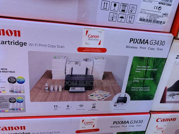Canon Pixma G3430 Wireless Copy Print Scan Ink Tank Printer · Photo 2