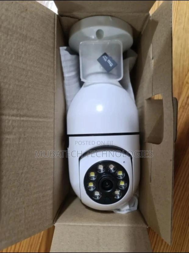 5mp Light Bulb 360 View PTZ Camera Location: Tamale