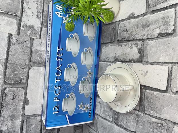 12pcs Tea Mugs Saurcer · Photo 4