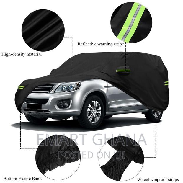 Waterproof Car Protection Cover - Xl Size- Black photo 2