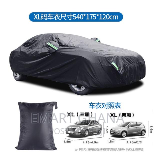 Waterproof Car Protection Cover - Xl Size- Black photo 5