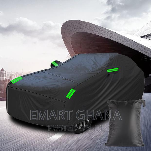 Waterproof Car Protection Cover - Xl Size- Black photo 6