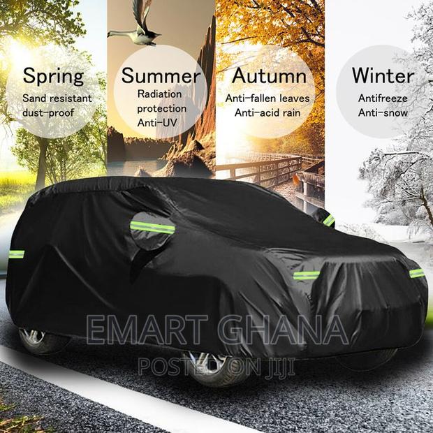 Waterproof Car Protection Cover - Xl Size- Black photo 8
