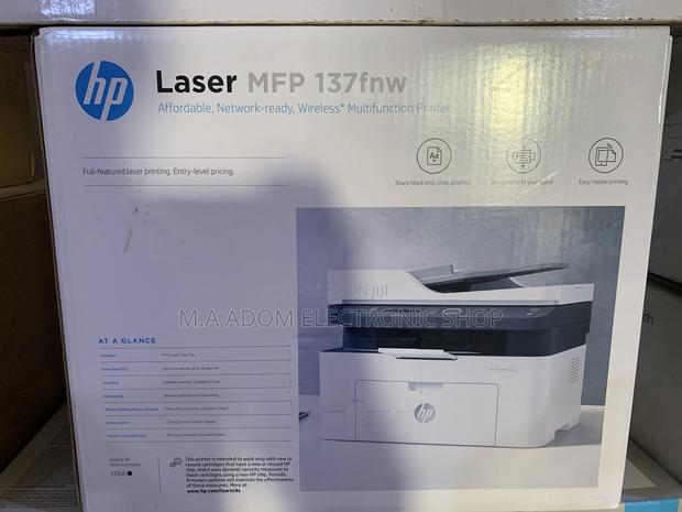 HP Laserjet MFP M137fnw Mono Printer · Photo 2