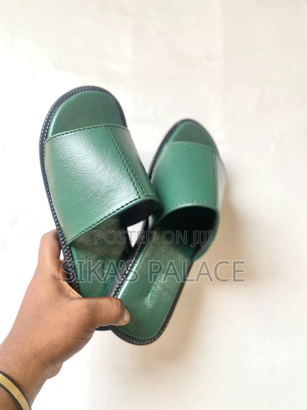 Royal Green Slippers