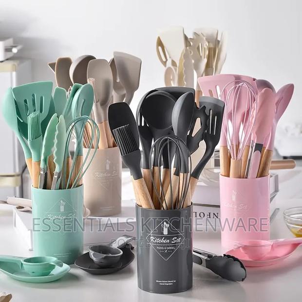 12pcs Silicone Ladle Set · Photo 1
