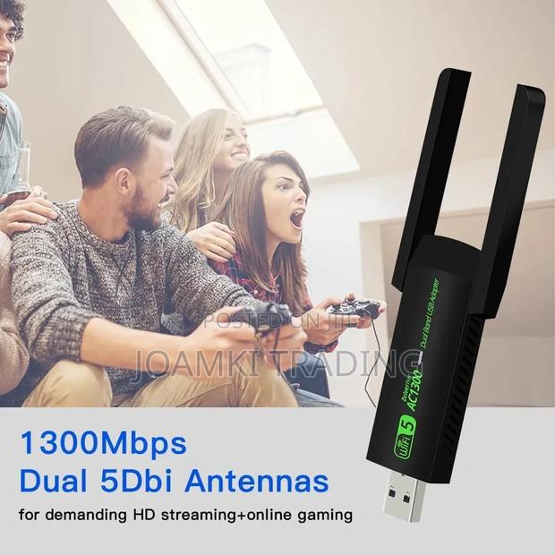 1300mps Wifi Adapter, 2.4g 5g Dual Band Wifi Network Adapter photo 6