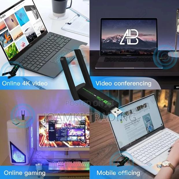 1300mps Wifi Adapter, 2.4g 5g Dual Band Wifi Network Adapter photo 2