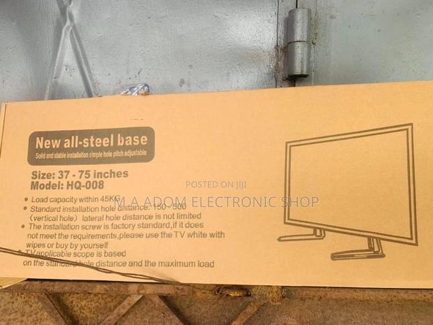 Quality Universal Tv Led Stand Tv Between 32”-75”(Black). · Photo 2